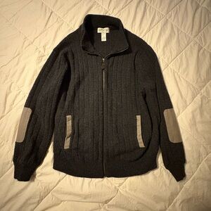 Men's Orvis full zip Wool Sweater